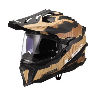LS2 MX701 EXPLORER C TRICK BROWN SAND